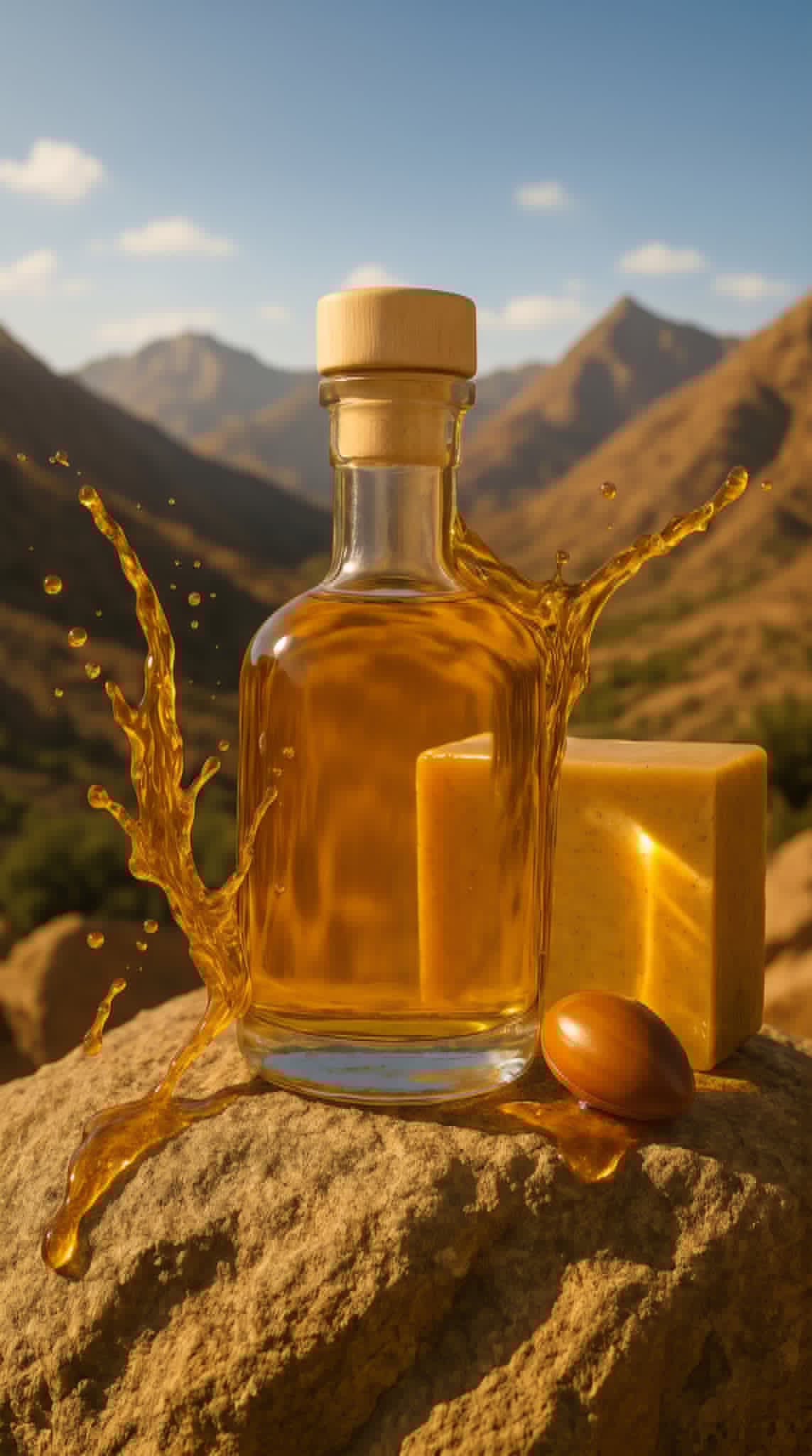 Huile d'argan alimentaire — production Arganeraie du Sud marocain