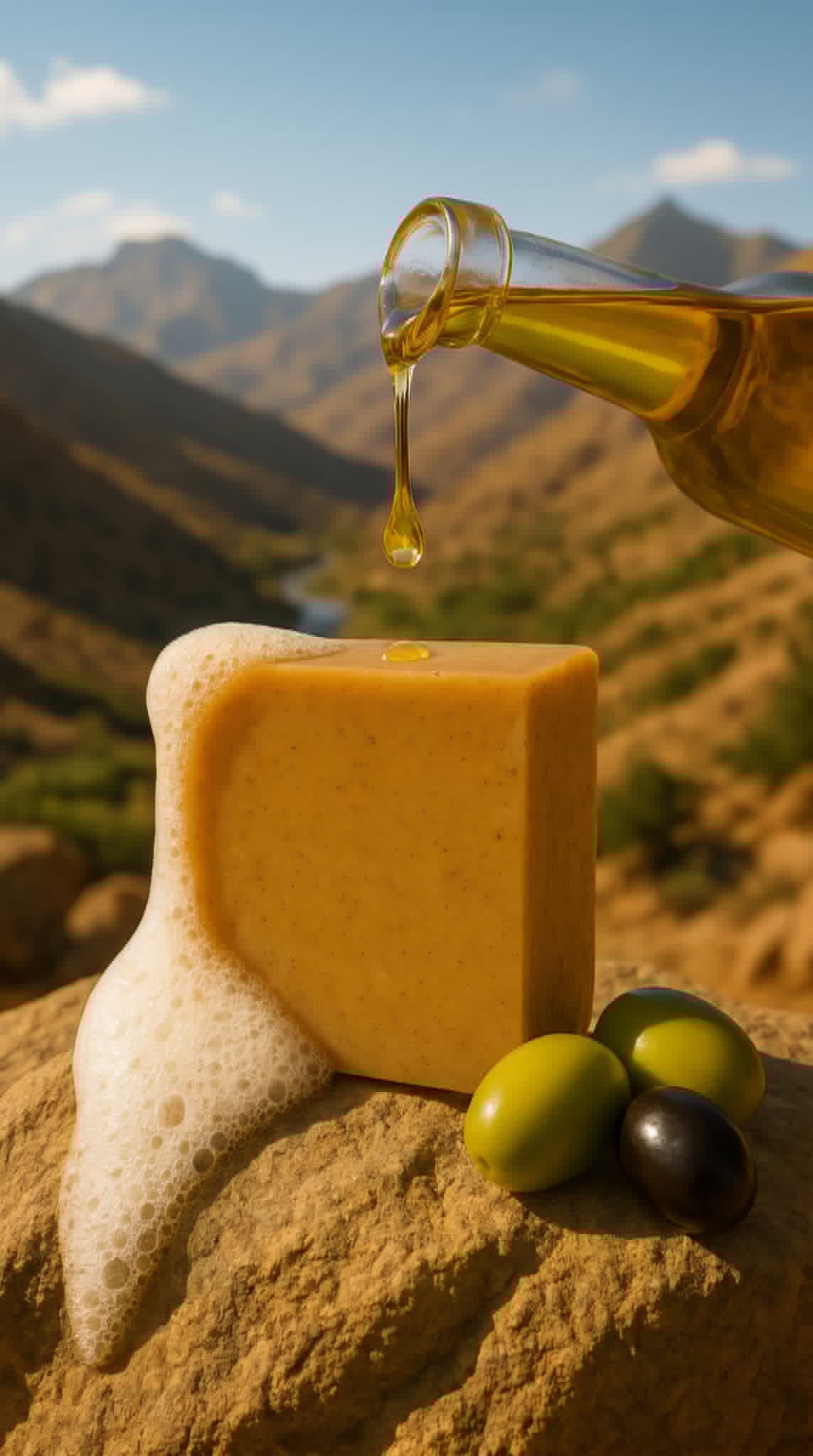 Huile d'olive vierge extra — production Oliveraies du Souss-Massa